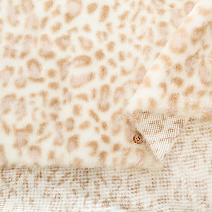 Made in China Polyester Animal Boa Fabric - Leopard - nomura tailor