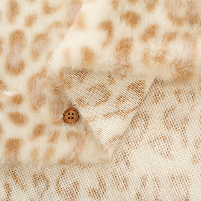 Made in China Polyester Animal Boa Fabric - Leopard - nomura tailor
