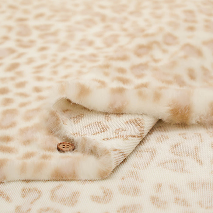 Made in China Polyester Animal Boa Fabric - Leopard - nomura tailor