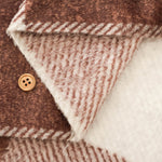 Made in China Polyester Boa Print Fabric - Check - nomura tailor