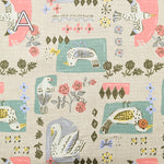 Cotton Oxford Fabric - Birds - nomura tailor