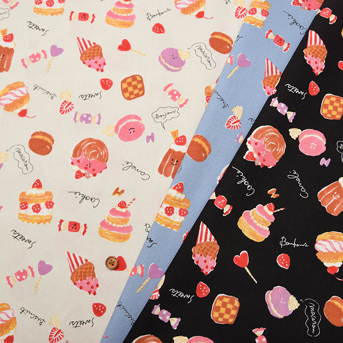 Cotton Oxford Fabric - Sweets - nomura tailor