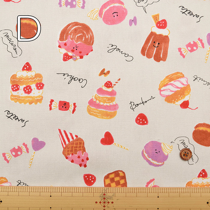 Cotton Oxford Fabric - Sweets - nomura tailor