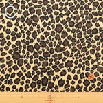 Cotton Twill Print Fabric - Leopard - nomura tailor