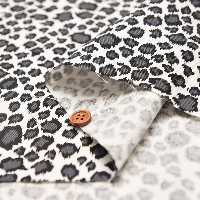 Cotton Twill Print Fabric - Leopard - nomura tailor