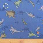 Cotton CB Printed Fabric - Dinosaur - nomura tailor