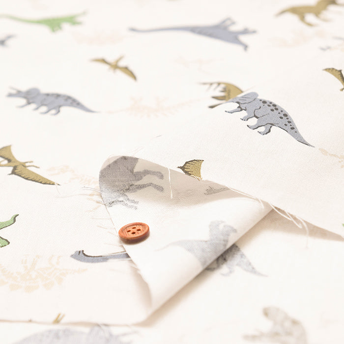 Cotton CB Printed Fabric - Dinosaur - nomura tailor