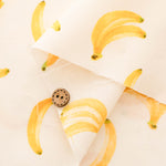 Cotton Muslin printed Fabric - Banana - nomura tailor