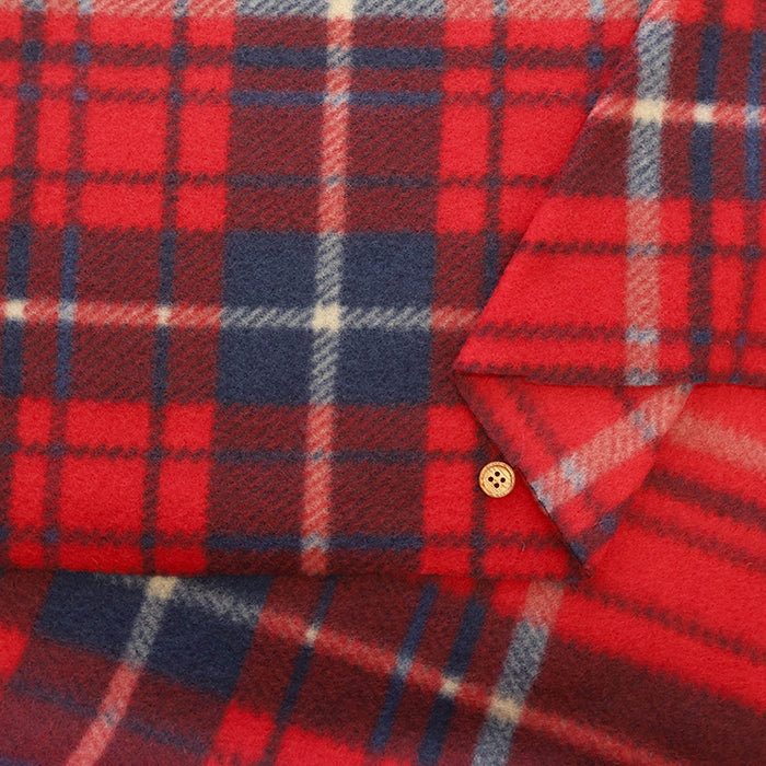 Made in China Polyester Fleece Print Fabric - Check - nomura tailor