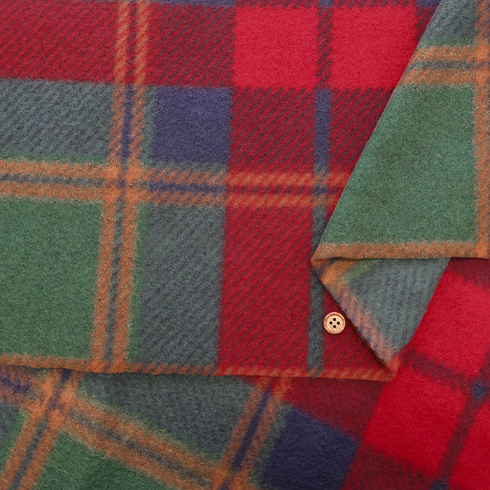 Made in China Polyester Fleece Print Fabric - Check - nomura tailor
