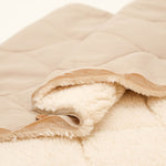 Made in China Polyester & Backed Boa Quilted Fabric - Plain - nomura tailor