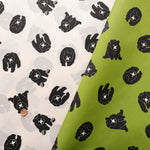 Water repellent Acrylic Nylon Oxford Print Fabric - Bear - nomura tailor