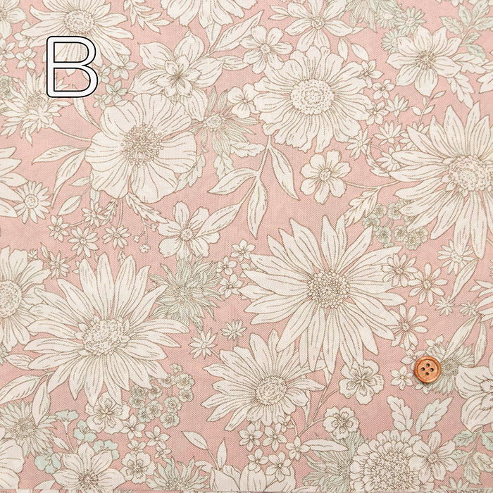 Water repellent Acrylic Nylon Oxford Print Fabric - Flower - nomura tailor