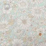 Water repellent Acrylic Nylon Oxford Print Fabric - Flower - nomura tailor