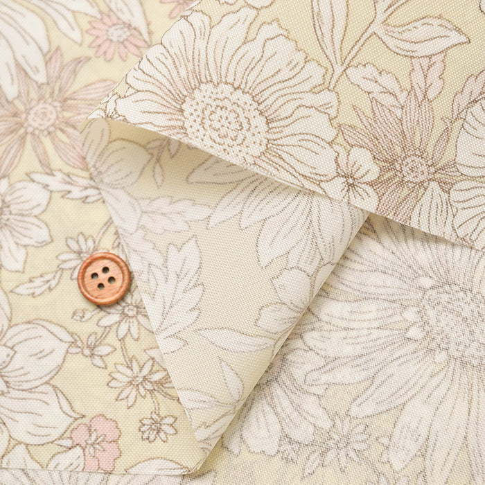 Water repellent Acrylic Nylon Oxford Print Fabric - Flower - nomura tailor