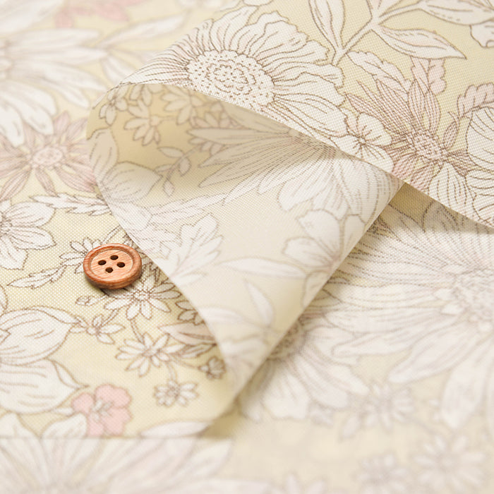 Water repellent Acrylic Nylon Oxford Print Fabric - Flower - nomura tailor