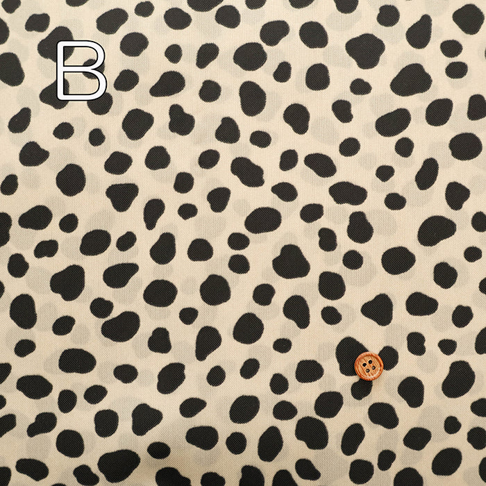 Water Repellent Nylon Oxford Print Fabric - Dalmatian - nomura tailor
