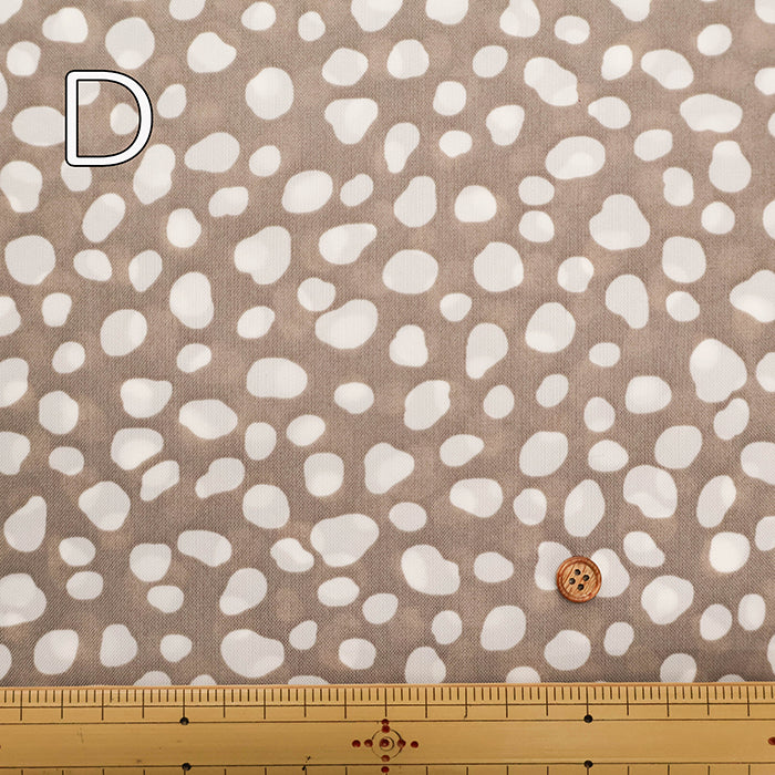 Water Repellent Nylon Oxford Print Fabric - Dalmatian - nomura tailor