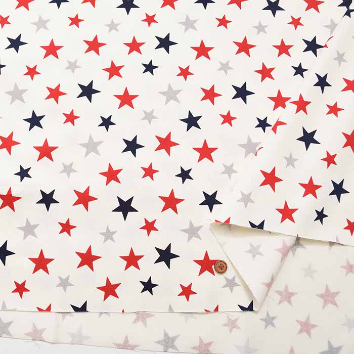 Cotton twill printed fabric Star - nomura tailor