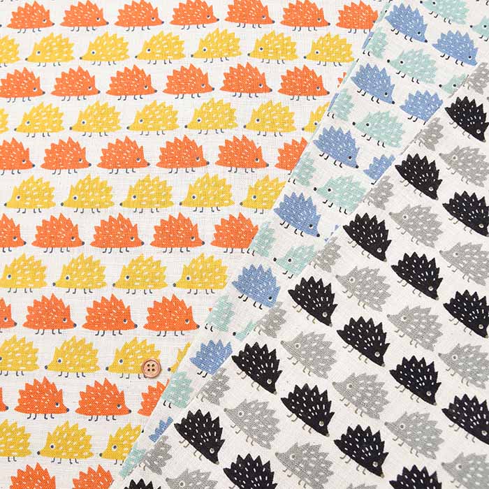 Linen-like Cotton Slub Fabric - Hadgehog - nomura tailor