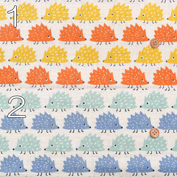 Linen-like Cotton Slub Fabric - Hadgehog - nomura tailor