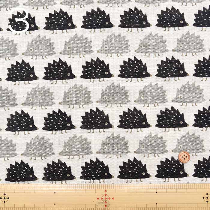 Linen-like Cotton Slub Fabric - Hadgehog - nomura tailor