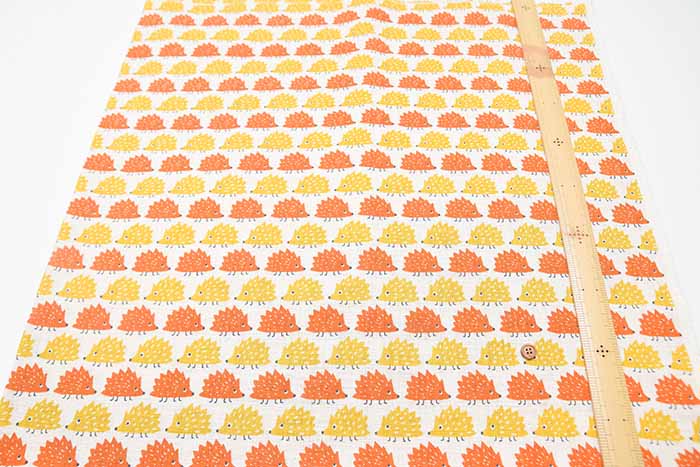 Linen-like Cotton Slub Fabric - Hadgehog - nomura tailor