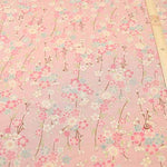 Cotton Scare Printed Fabric - Weeping Cherry Blossoms - nomura tailor