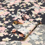 Cotton Scare Printed Fabric - Weeping Cherry Blossoms - nomura tailor