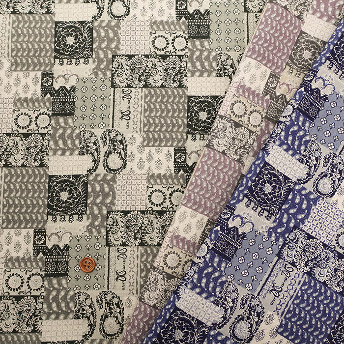 Cotton Scare Printed Fabric - Calico Patchwork - nomura tailor