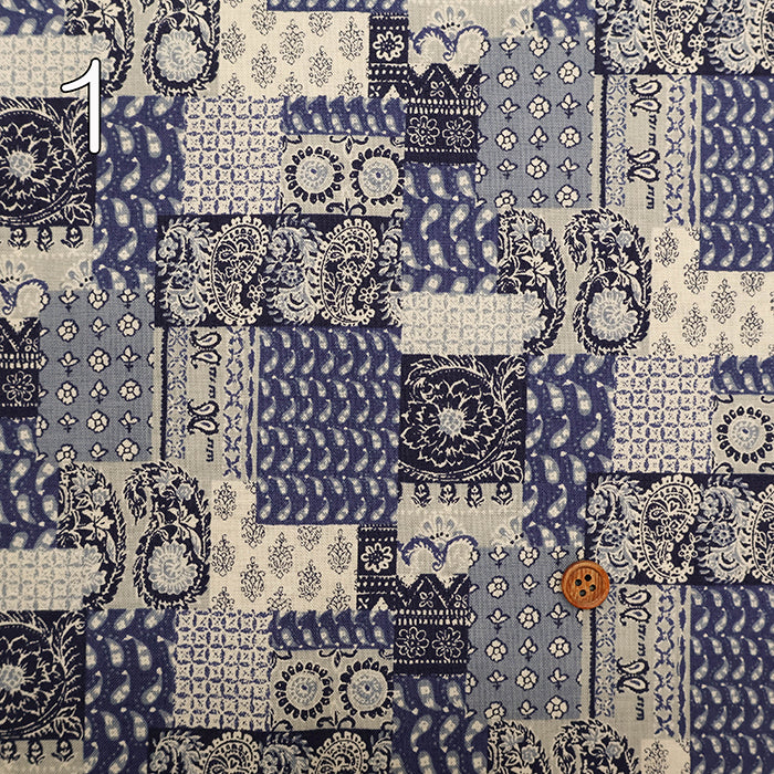 Cotton Scare Printed Fabric - Calico Patchwork - nomura tailor