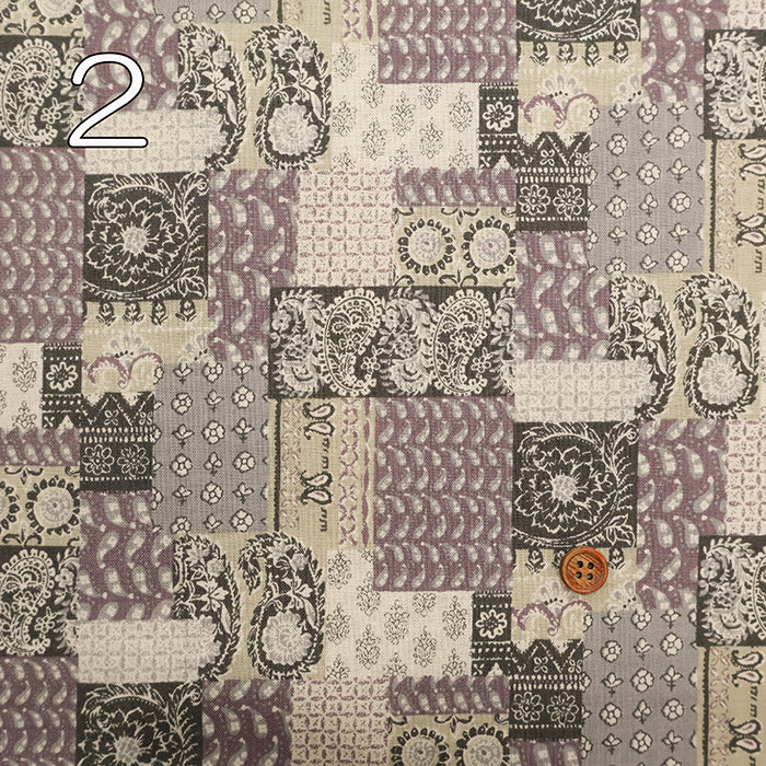 Cotton Scare Printed Fabric - Calico Patchwork - nomura tailor