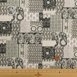 Cotton Scare Printed Fabric - Calico Patchwork - nomura tailor