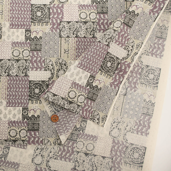 Cotton Scare Printed Fabric - Calico Patchwork - nomura tailor
