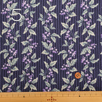 Cotton Scare Printed Fabric - Berry Stripe - nomura tailor