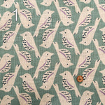 Linen-like Cotton Slub Fabric - Bird - nomura tailor