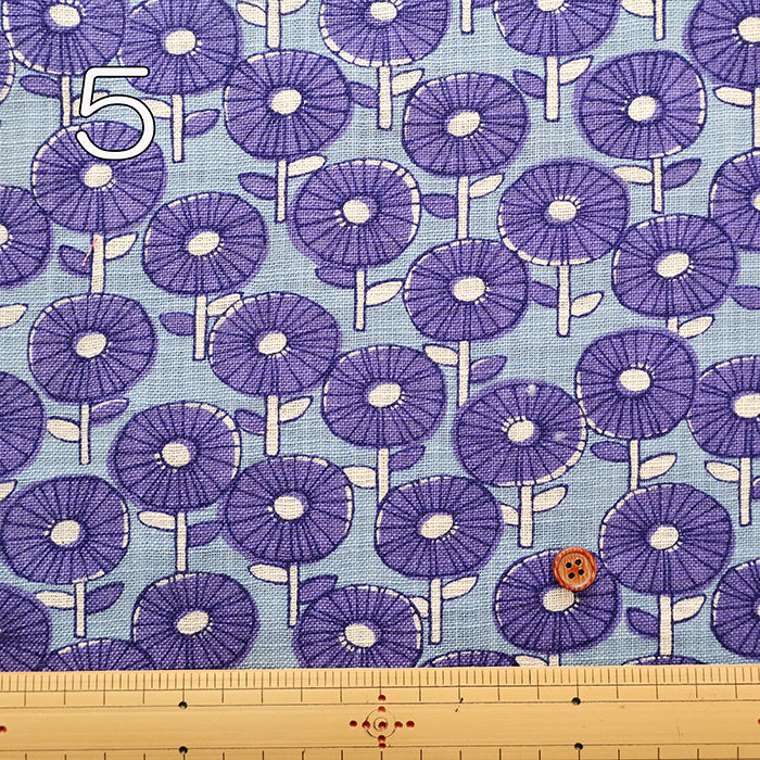Linen-like Cotton Slub Fabric - POPO - nomura tailor