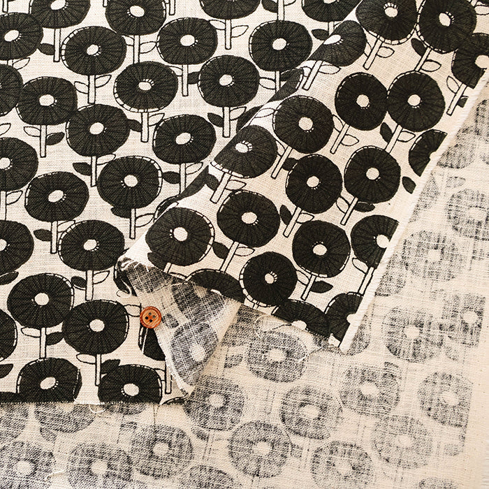 Linen-like Cotton Slub Fabric - POPO - nomura tailor