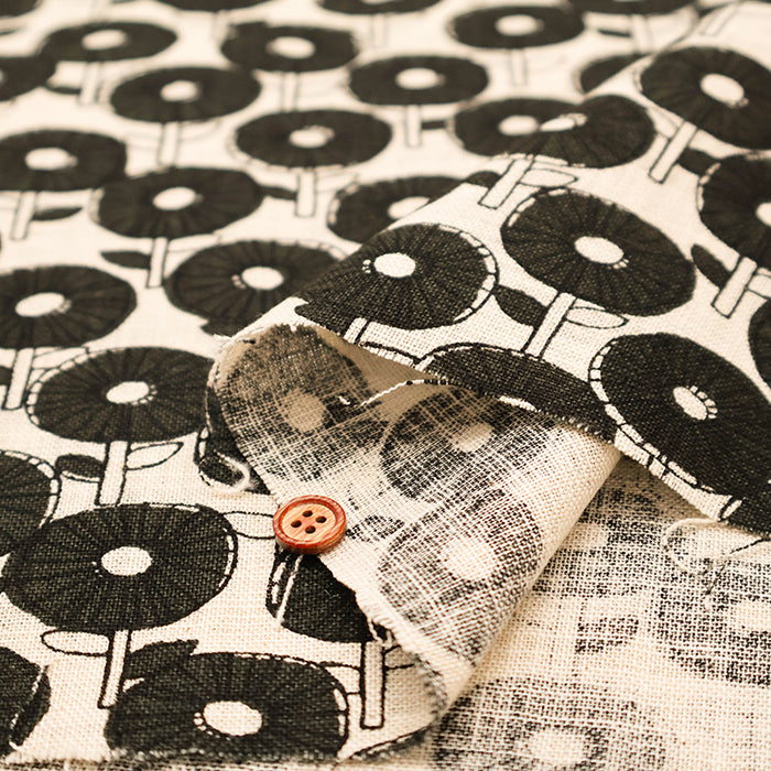 Linen-like Cotton Slub Fabric - POPO - nomura tailor