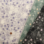 Cotton Lawn Print Fabric - Golden Berry Crystal - nomura tailor