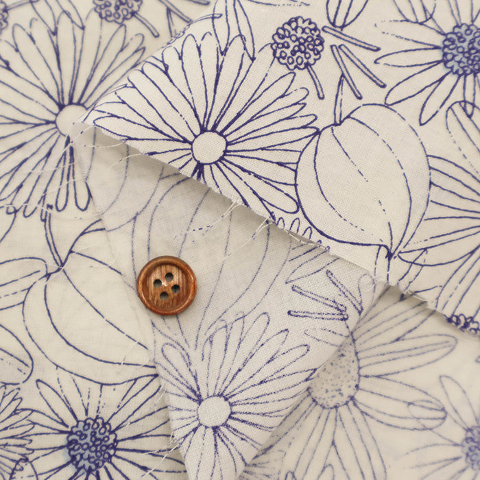 Cotton Lawn Print Fabric - Golden Berry Crystal - nomura tailor