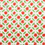 Cotton Scare Printed Fabric - Sopokukka Shippo Flower - nomura tailor
