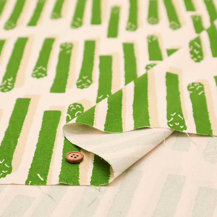 Cotton Oxford Fabric - Asparagus - nomura tailor