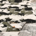 Linen-like Slub Fabric - Cat Carnival - nomura tailor