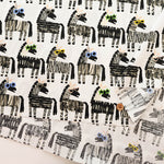Cotton Broad Fabric - Playful Zebra - nomura tailor