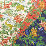 Cotton Broad Fabric - Vintage Dinosaur - nomura tailor