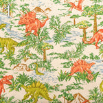 Cotton Broad Fabric - Vintage Dinosaur - nomura tailor