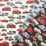 Cotton Broad Fabric - Working Car - nomura tailor