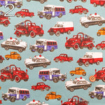 Cotton Broad Fabric - Working Car - nomura tailor