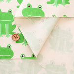 Cotton Oxford Fabric - Peeking Frog - nomura tailor